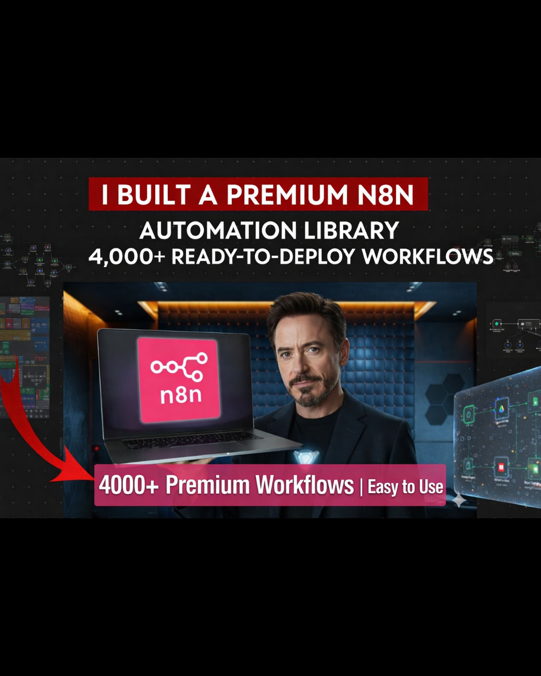 π¨ Ultimate n8n Automation Library β Save 100+ Hours with Ready-Made Workflows & Templates (Worth $100K+) - Image 4