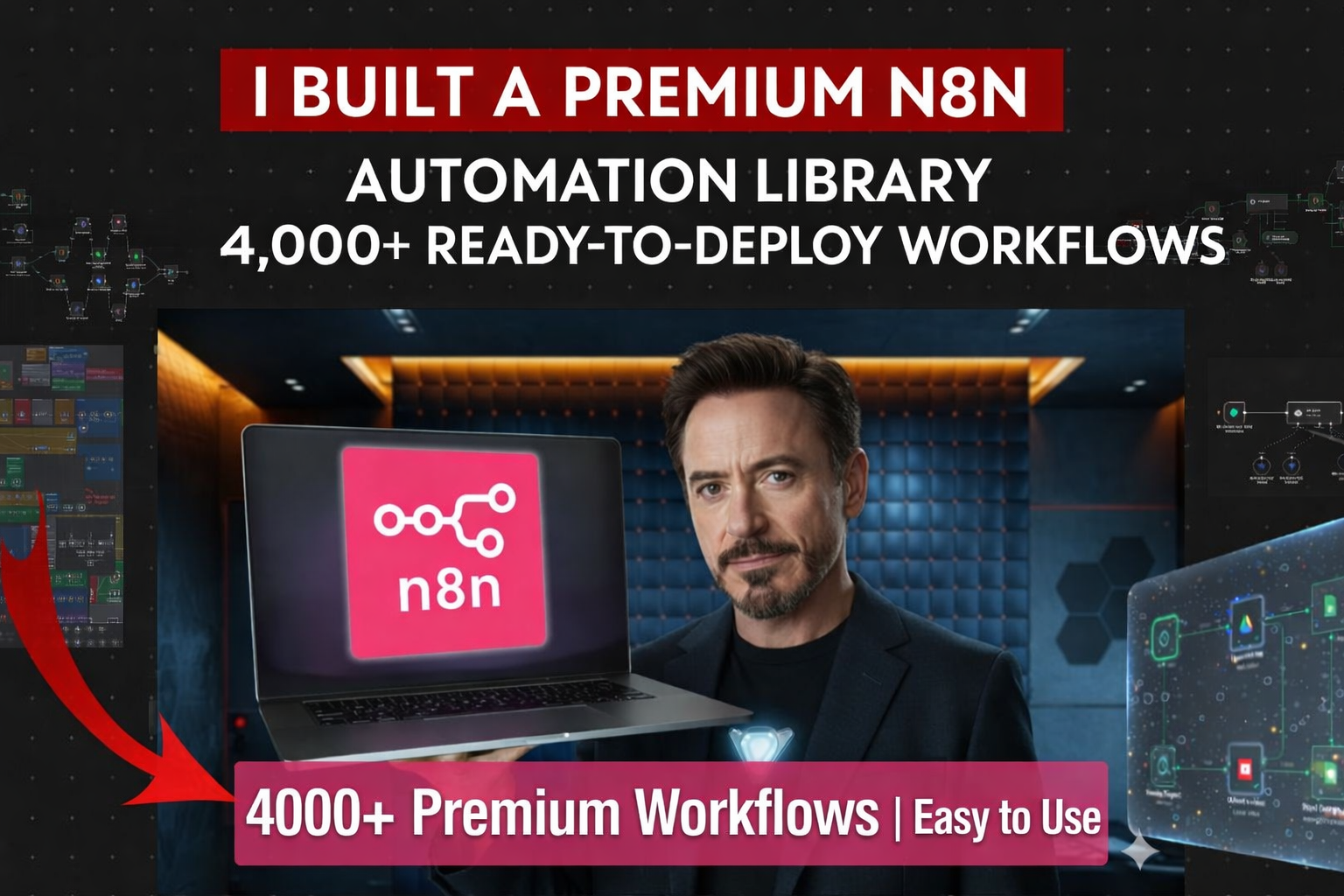 π¨ Ultimate n8n Automation Library β Save 100+ Hours with Ready-Made Workflows & Templates (Worth $100K+)